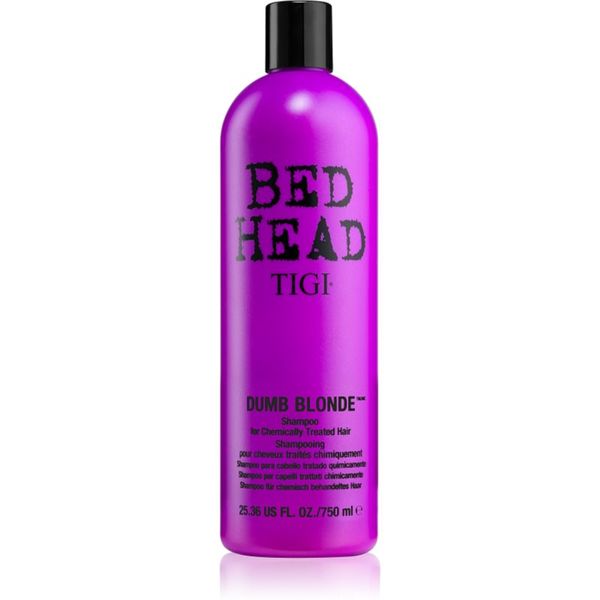 TIGI TIGI Bed Head Dumb Blonde шампоан  за химически третирана коса 750 мл.