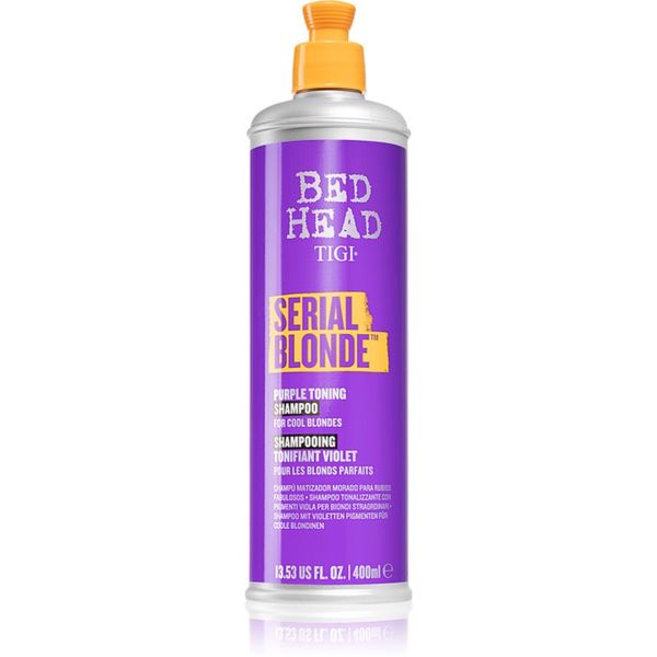TIGI TIGI Bed Head Serial Blonde лилав тониращ шампоан за блонд коса и коса с кичури 400 мл.
