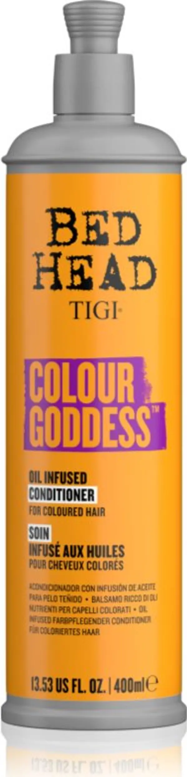 TIGI TIGI Colour Goddess Oil Infused Conditioner маслен балсам за боядисана коса и коса с кичури 400 мл.