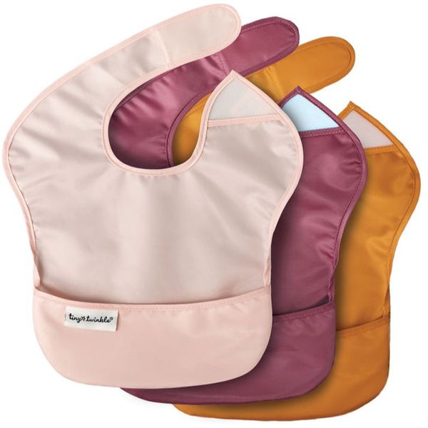 Tiny Twinkle Tiny Twinkle Easy Bibs лигавник Rose, Burgundy, Cinnamon 3 бр.