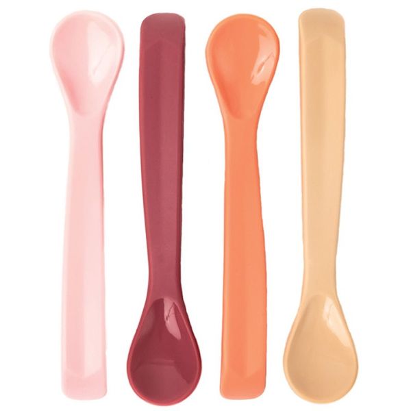 Tiny Twinkle Tiny Twinkle Silicone Baby Spoons лъжичка Girl 4 бр.