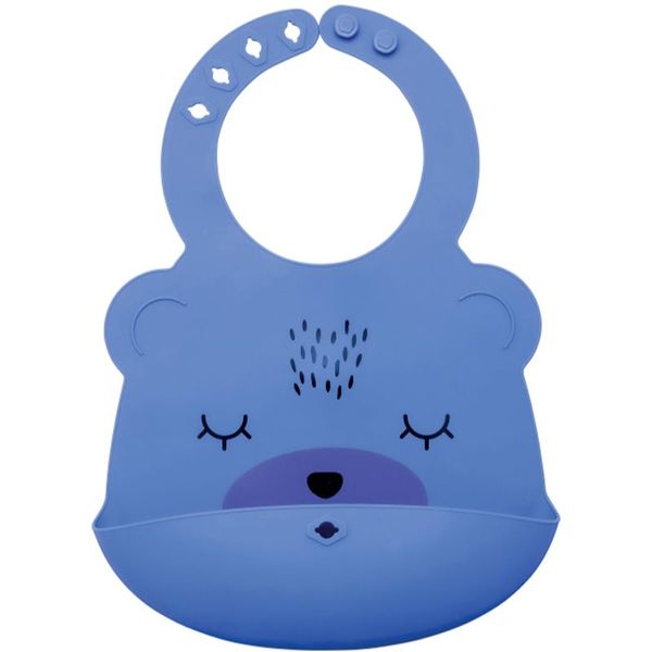 Tiny Twinkle Tiny Twinkle Silicone Roll-up Bibs лигавник Indigo Bear 4m+ 1 бр.