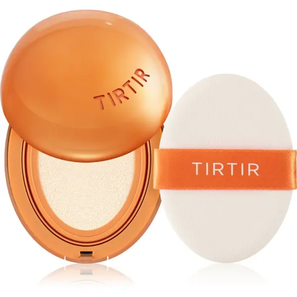 TIRTIR TIRTIR Mask Fit AI Filter Cushion Mini дълготраен грим в гъбичка с матиращ ефект цвят 13N Fair Ivory 4.5 гр.