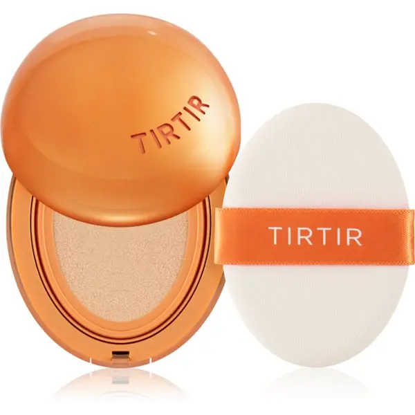 TIRTIR TIRTIR Mask Fit AI Filter Cushion Mini дълготраен грим в гъбичка с матиращ ефект цвят 24N Latte 4.5 гр.