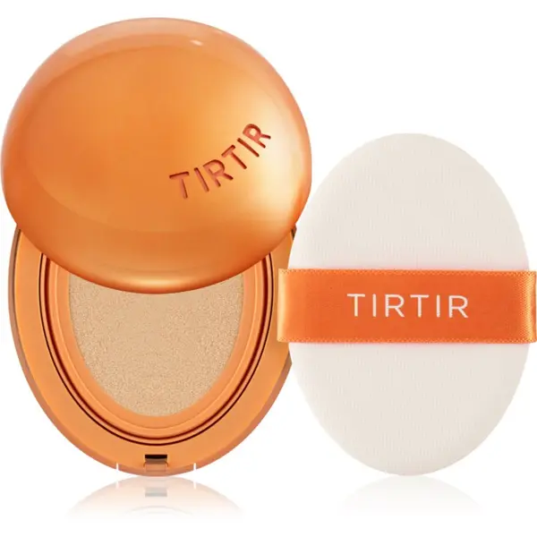 TIRTIR TIRTIR Mask Fit AI Filter Cushion Mini дълготраен грим в гъбичка с матиращ ефект цвят 29N Natural Beige 4.5 гр.