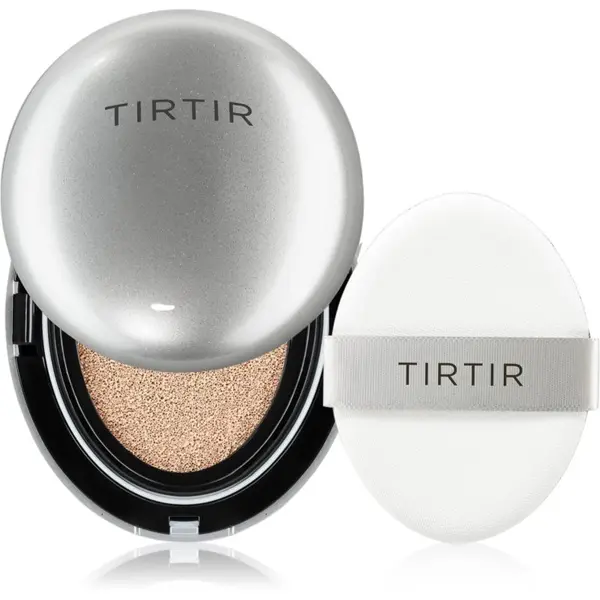 TIRTIR TIRTIR Mask Fit Aura Cushion хидратиращ фон дьо тен в гъба за озаряване на лицето цвят 27C Cool Beige 18 гр.
