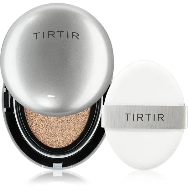 TIRTIR TIRTIR Mask Fit Aura Cushion хидратиращ фон дьо тен в гъба за озаряване на лицето цвят 33N Macchiato 18 гр.