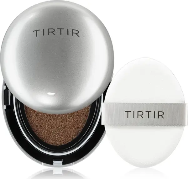 TIRTIR TIRTIR Mask Fit Aura Cushion хидратиращ фон дьо тен в гъба за озаряване на лицето цвят 51N Fudge 18 гр.
