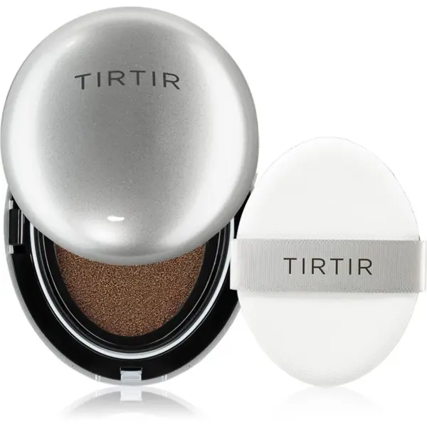 TIRTIR TIRTIR Mask Fit Aura Cushion Mini хидратиращ фон дьо тен в гъба за озаряване на лицето цвят 51N Fudge 4.5 гр.
