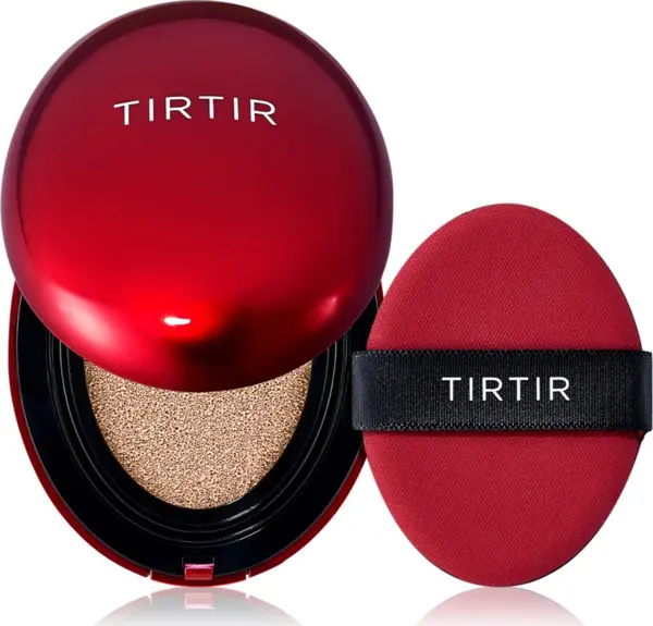 TIRTIR TIRTIR Mask Fit Red Cushion Mini дълготраен грим в гъбичка цвят 17C Porcelain 4.5 гр.