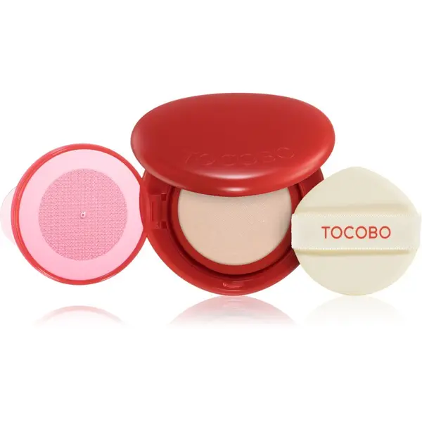 TOCOBO TOCOBO Apple Dewy Fit Cushion дълготраен грим в гъбичка SPF 50+ цвят 21C Peach 15 гр.