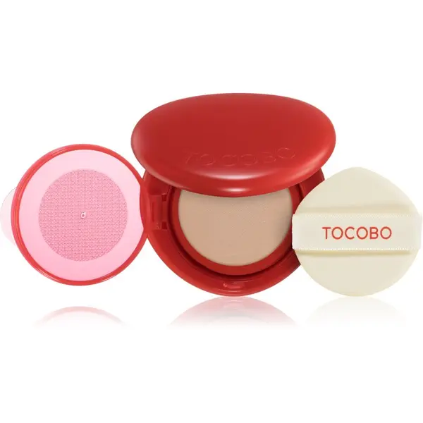 TOCOBO TOCOBO Apple Dewy Fit Cushion дълготраен грим в гъбичка SPF 50+ цвят 21W Vanilla 15 гр.