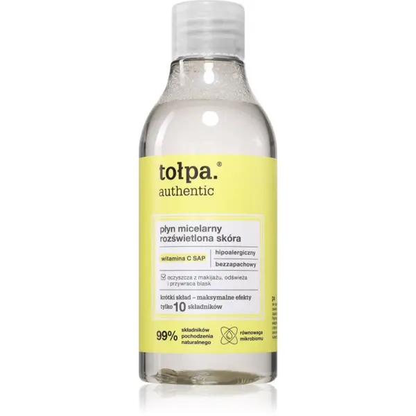 Tołpa Tołpa Authentic Micellar Liquid Illuminated Skin почистваща мицеларна вода 300 мл.