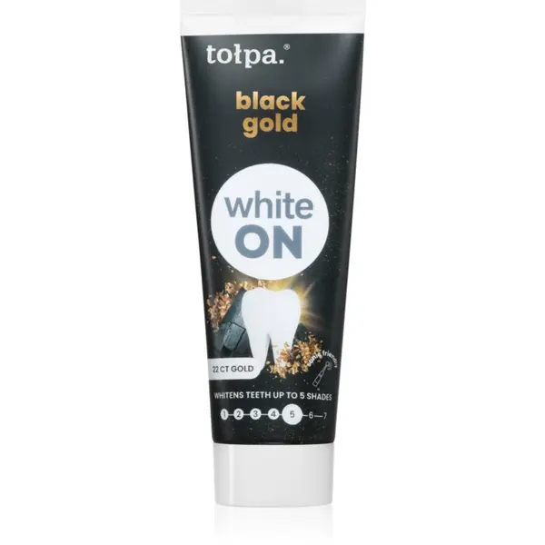 Tołpa Tołpa On White Black Gold избелваща паста за зъби 75 мл.