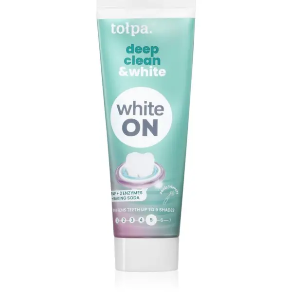 Tołpa Tołpa On White Deep Clean & White избелваща пудра за зъби 75 мл.
