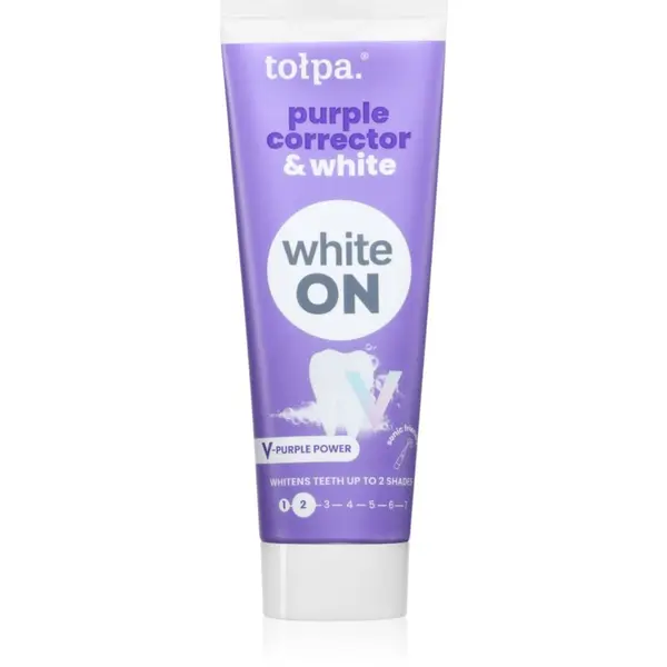 Tołpa Tołpa On White Purple Corrector & White избелваща паста за зъби 75 мл.