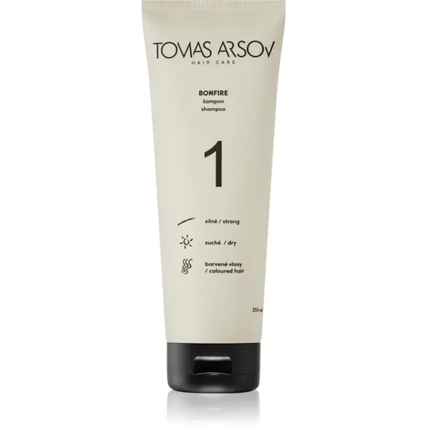 Tomas Arsov Tomas Arsov Bonfire Shampoo хидратиращ шампоан за защита на цвета за увредена и боядисана коса 250 мл.