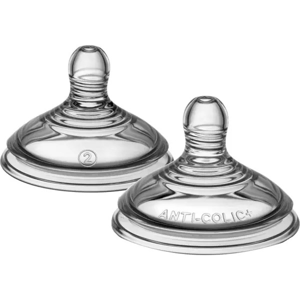 Tommee Tippee Tommee Tippee Closer To Nature Advanced Anti-colic Teat биберон за шише Medium Flow 3m+ 2 бр.