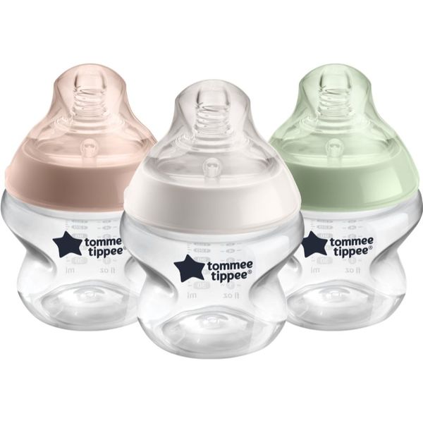 Tommee Tippee Tommee Tippee Closer To Nature Anti-colic Baby Bottles Set бебешко шише Slow Flow 0m+ 3x150 мл.