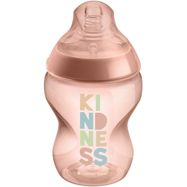 Tommee Tippee Tommee Tippee Closer To Nature Anti-colic Kindness бебешко шише Slow Flow 0m+ 260 мл.