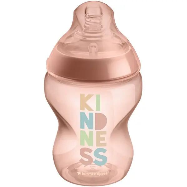 Tommee Tippee Tommee Tippee Closer To Nature Anti-colic Kindness бебешко шише Slow Flow 0m+ 260 мл.