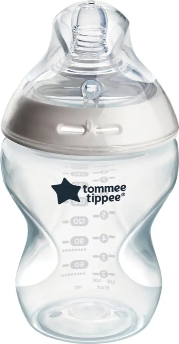 Tommee Tippee Tommee Tippee Natural Start Anti-Colic самостерилизиращо се бебешко шише Slow Flow 0m+ 260 мл.