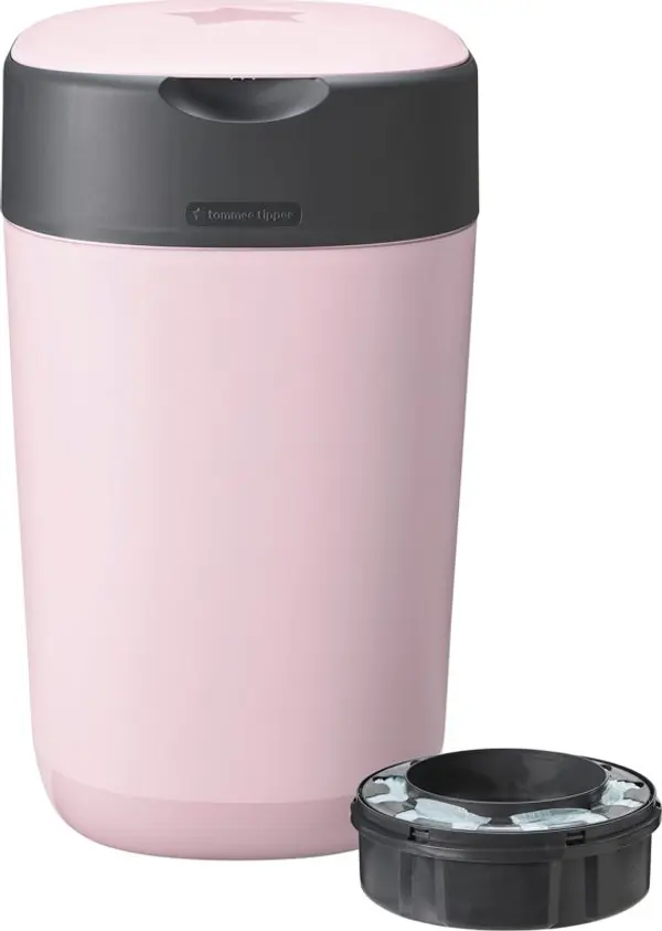 Tommee Tippee Tommee Tippee Twist & Click Pink кош за пелени + касета за кош 1 бр.