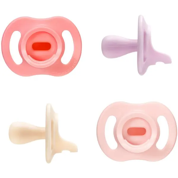 Tommee Tippee Tommee Tippee Ultra Light Stay Put 0-6 m биберон Girl 4 бр.