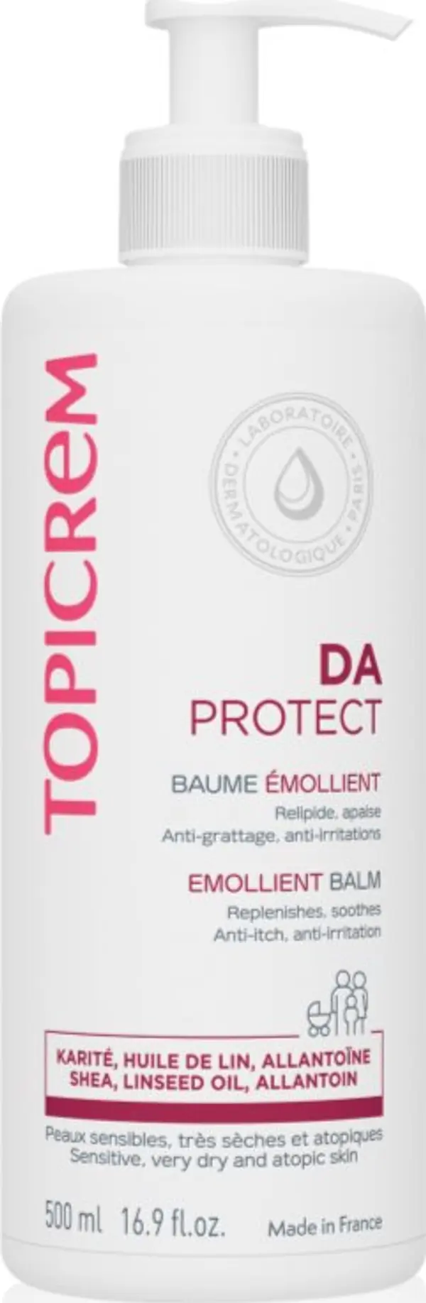 Topicrem Topicrem AD Emollient Balm балсам-грижа за тяло за много суха чуствителна и атопична кожа 500 мл.