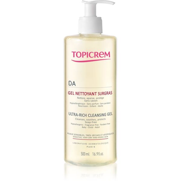 Topicrem Topicrem AD Ultra-Rich Cleansing Gel почистващ гел за много суха чуствителна и атопична кожа 500 мл.