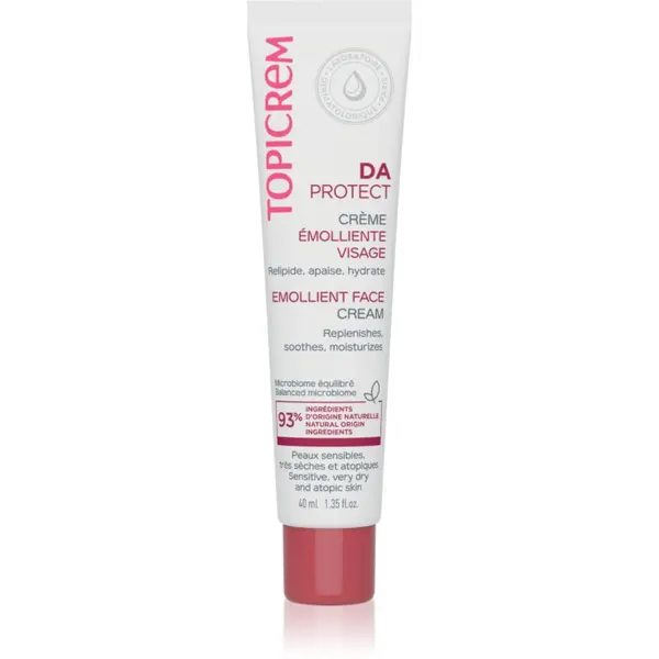 Topicrem Topicrem DA Emollient Face Cream успокояващ крем за суха атопична кожа 40 мл.