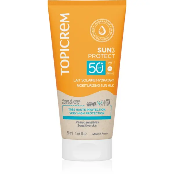 Topicrem Topicrem Sun Protect Moisturizing Sun Milk хидратиращо мляко за тен SPF 50+ 50 мл.