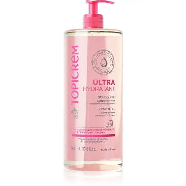 Topicrem Topicrem UH BODY Gentle Cleansing Gel нежен измиващ гел за лице, тяло и коса 1000 мл.