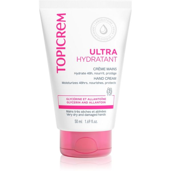 Topicrem Topicrem UH BODY Ultra-Moisturizing Hand Cream хидратиращ крем за суха и напукана кожа на ръцете 50 мл.