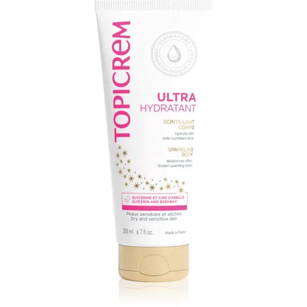Topicrem Topicrem UH BODY Ultra-Moisturizing Sparkling Body интензивно хидратиращо мляко за тяло с блясък 200 мл.