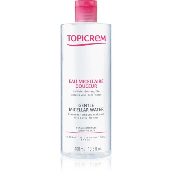 Topicrem Topicrem UH FACE Gentle Micellar Water нежна почистваща мицеларна вода за чувствителна кожа на лицето и околоочен контур 400 мл.