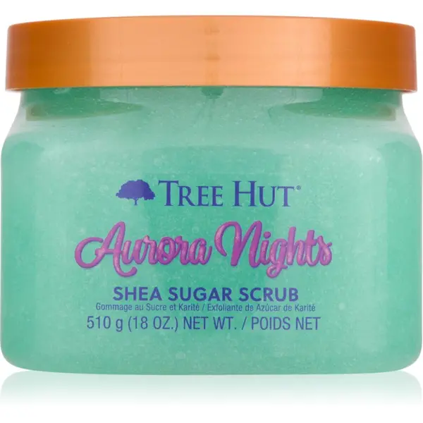 Tree Hut Tree Hut Shea Sugar Scrub Aurora Nights захарен пилинг с масло от шеа 510 гр.