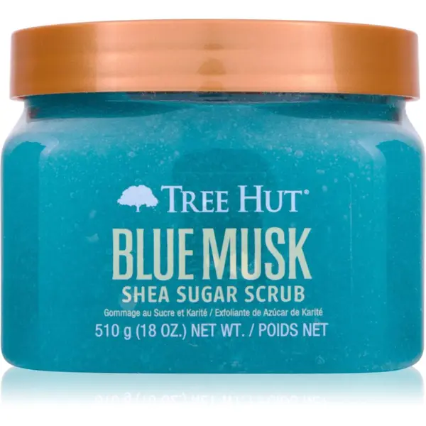 Tree Hut Tree Hut Shea Sugar Scrub Blue Musk захарен скраб за тяло 510 гр.