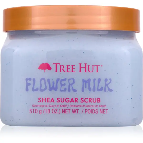 Tree Hut Tree Hut Shea Sugar Scrub Flower Milk захарен скраб за тяло 510 гр.