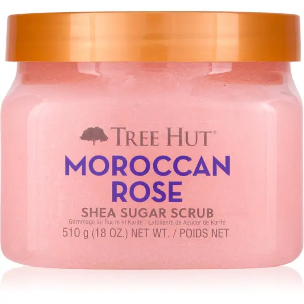 Tree Hut Tree Hut Shea Sugar Scrub Moroccan Rose захарен пилинг с масло от шеа 510 гр.