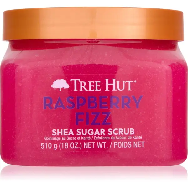 Tree Hut Tree Hut Shea Sugar Scrub Raspberry Fizz захарен пилинг с масло от шеа 510 гр.