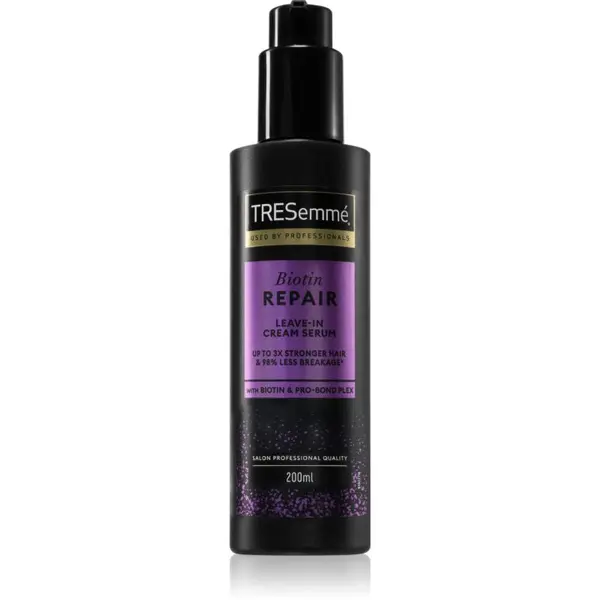 TRESemmé TRESemmé Biotin Repair Leave-In Cream Serum кремообразен серум за постигане на съвършен вид на косата 200 мл.