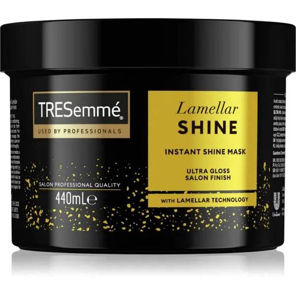 TRESemmé TRESemmé Lamellar Shine маска за коса за блясък и мекота на косата 400 мл.