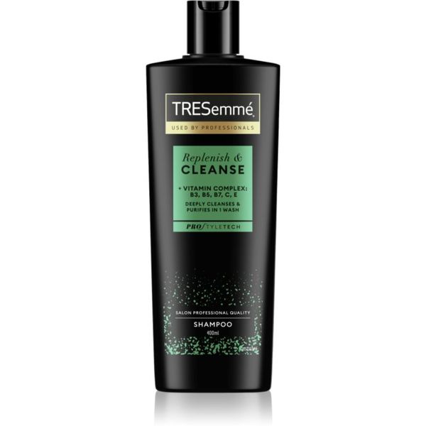 TRESemmé TRESemmé Replenish & Cleanse шампоан за мазна коса с витамини Pro Style Technologie™ 400 мл.