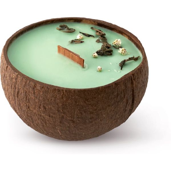 Tropicandle Tropicandle Green Tea ароматна свещ с дървен фитил 350 мл.