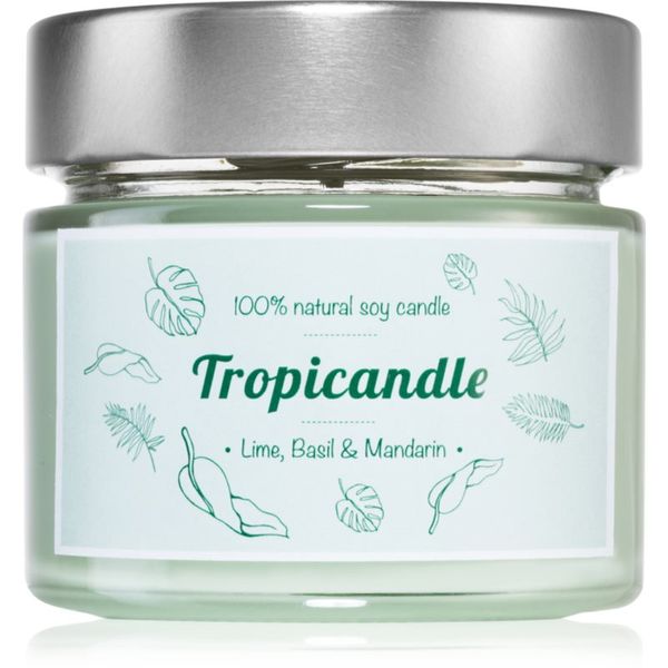 Tropicandle Tropicandle Lime, Basil & Mandarin ароматна свещ 150 мл.
