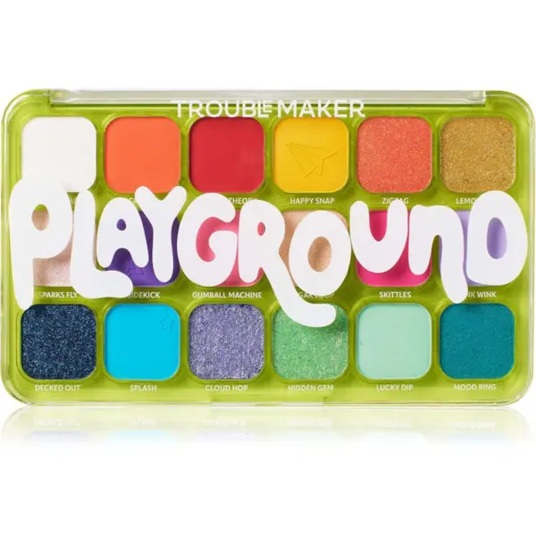 Trouble Maker Trouble Maker Big Trouble палитра сенки за очи цвят Playground 27 гр.