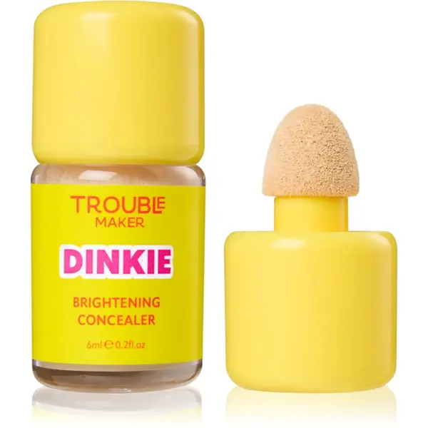Trouble Maker Trouble Maker Dinkie озаряващ коректор с кофеин цвят Cloud Fluffer 6 мл.