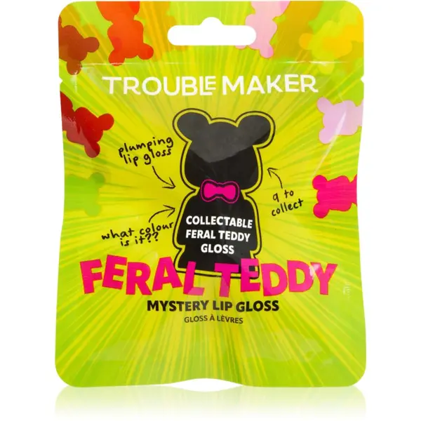 Trouble Maker Trouble Maker Feral Teddy Mystery Plumping Lip Gloss блясък за устни с увеличаващ ефект 1.1 мл.