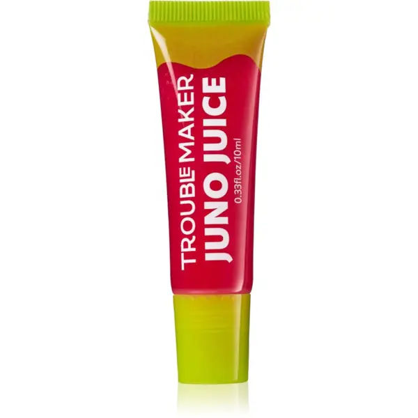 Trouble Maker Trouble Maker Juno Juice Lipgloss блясък за устни цвят Paris Hot Pink 10 мл.
